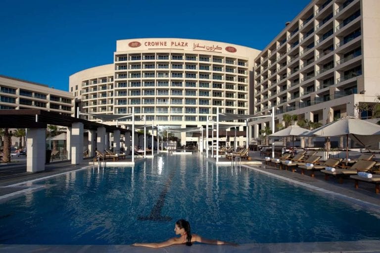 Crowne Plaza Yas Island exterior pool