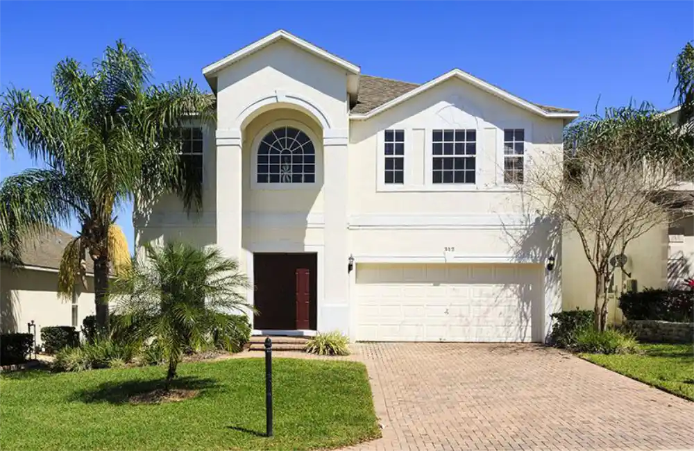 Another example of a Florida villa exterior