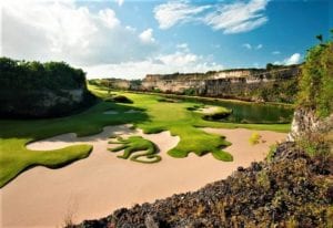 The Green Monkey Golf Course at Sandy Lane Barbados small