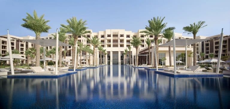 Outdoor view across pool - Park Hyatt Dubai