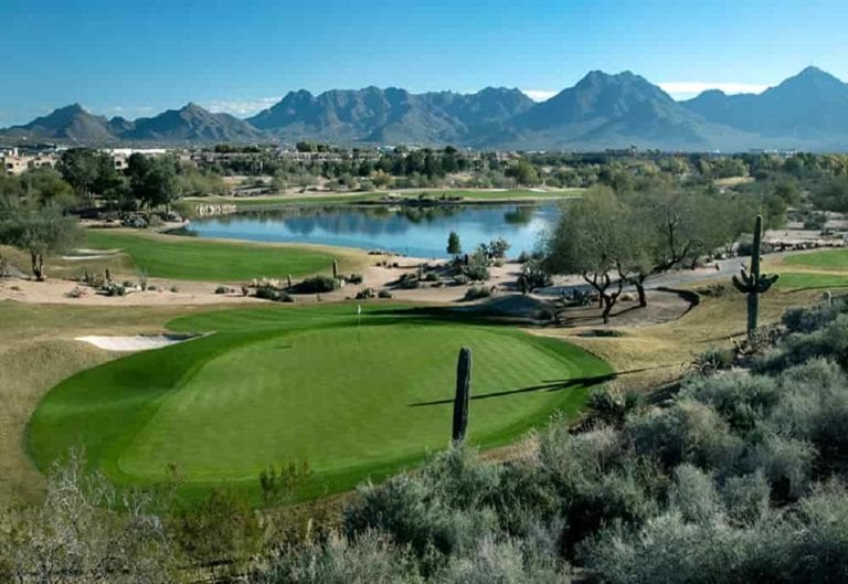 The Champions golf course here in Scottsdale is by no means a poor second to the Stadium course with many golfers preferring this layout. This Randy Heckenkemper designed 18-hole Championship challenge the course is built upon the site of the former Desert course and in 2007 was completely revamped to flow more with the natural terrain and create the opportunity of keeping the attention of all golfers as the round progresses. The last four holes here are unprecedented, with the best of golfers getting the proverbial goose-bumps.