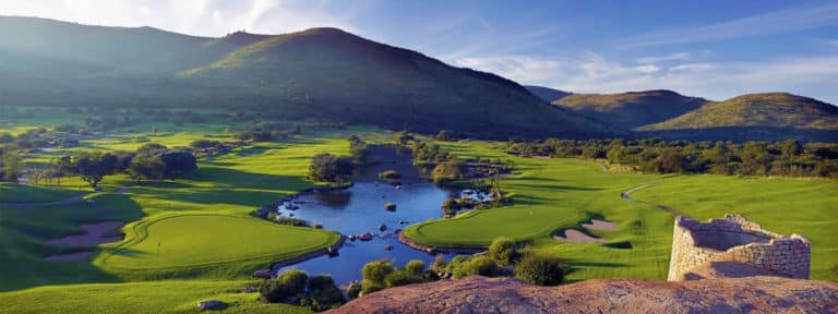 Sun City golf club in South Africa
